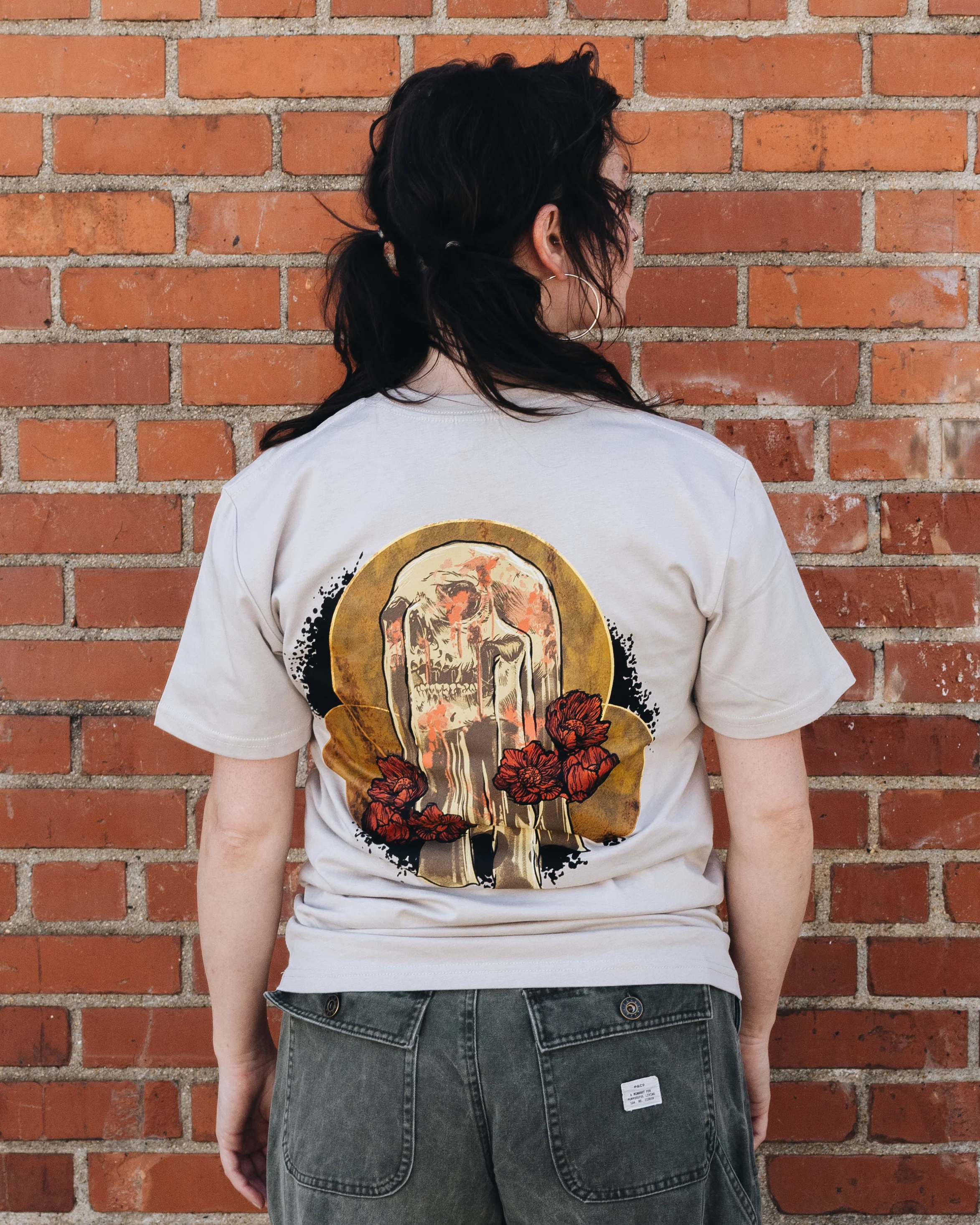 AVL Ritual Mural Tee- Bone