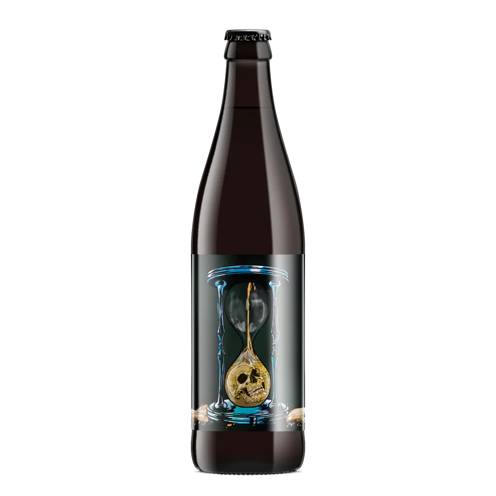 Become Your Uneclipsed Indulgences So That You May Be Unjudged Imperial Stout with Cocoa Nibs, Powdered Sugar, Sea Salt, Madagascar Vanilla, Meyer Lemon Zest, and Orange Zest (Collaboration with Fidens Brewing & Pinthouse Brewing)