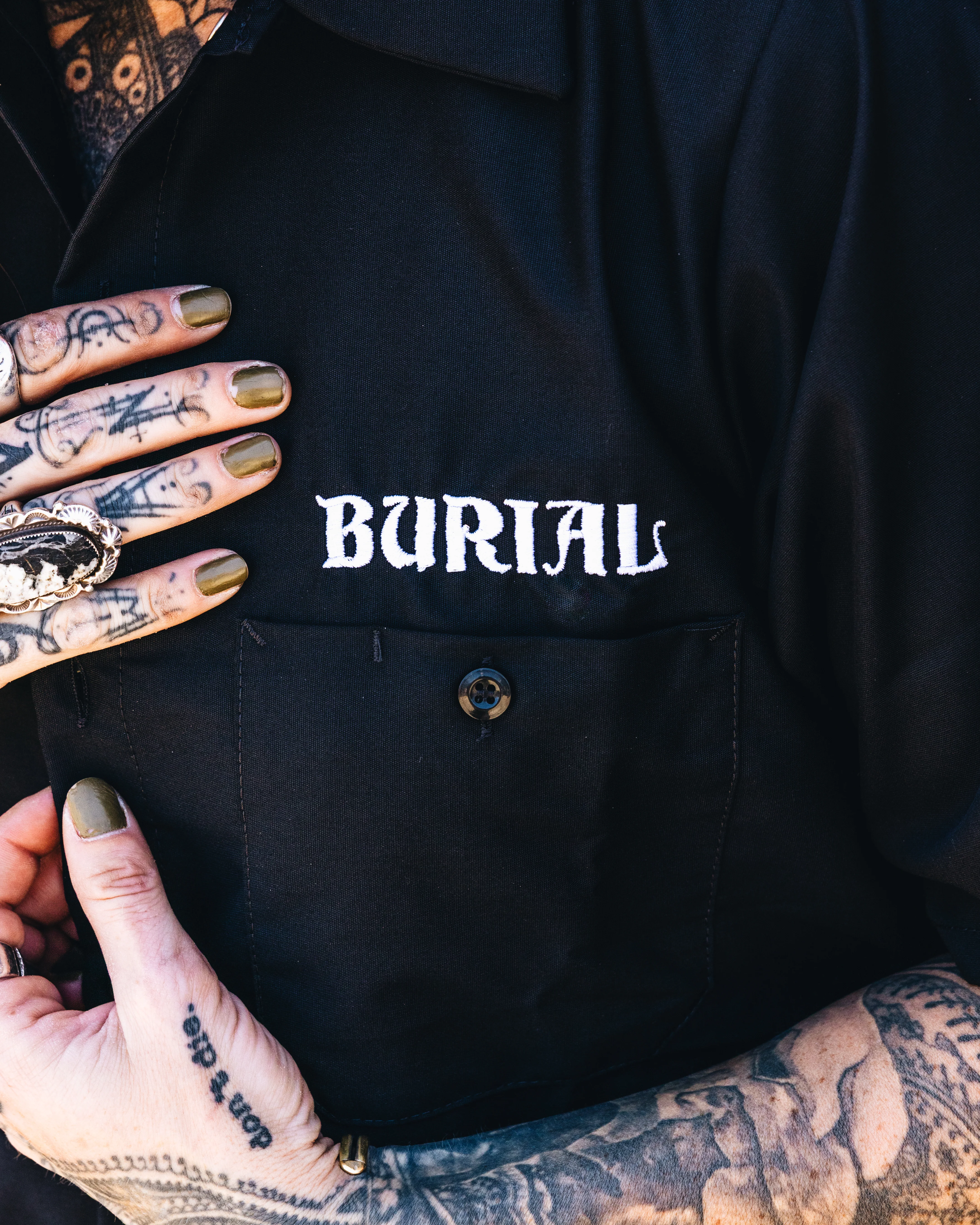 Burial Work Shirt *Please consult sizing chart before ordering* - Image 2