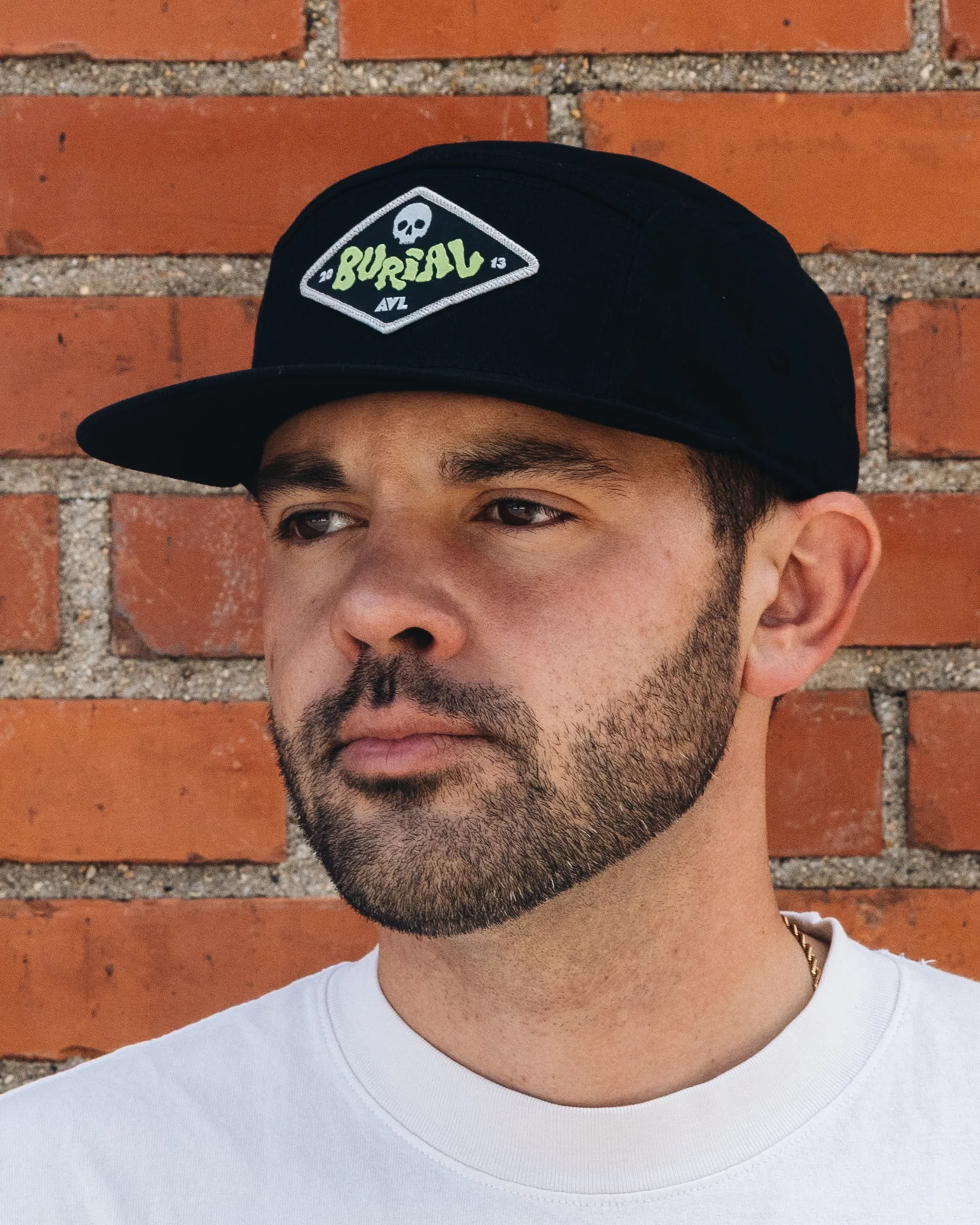 Diamond Skull 5 Panel Black