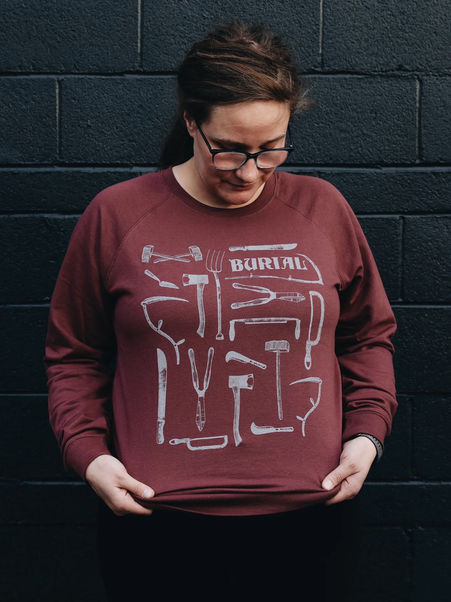 Maroon Tool Crewneck XL Only