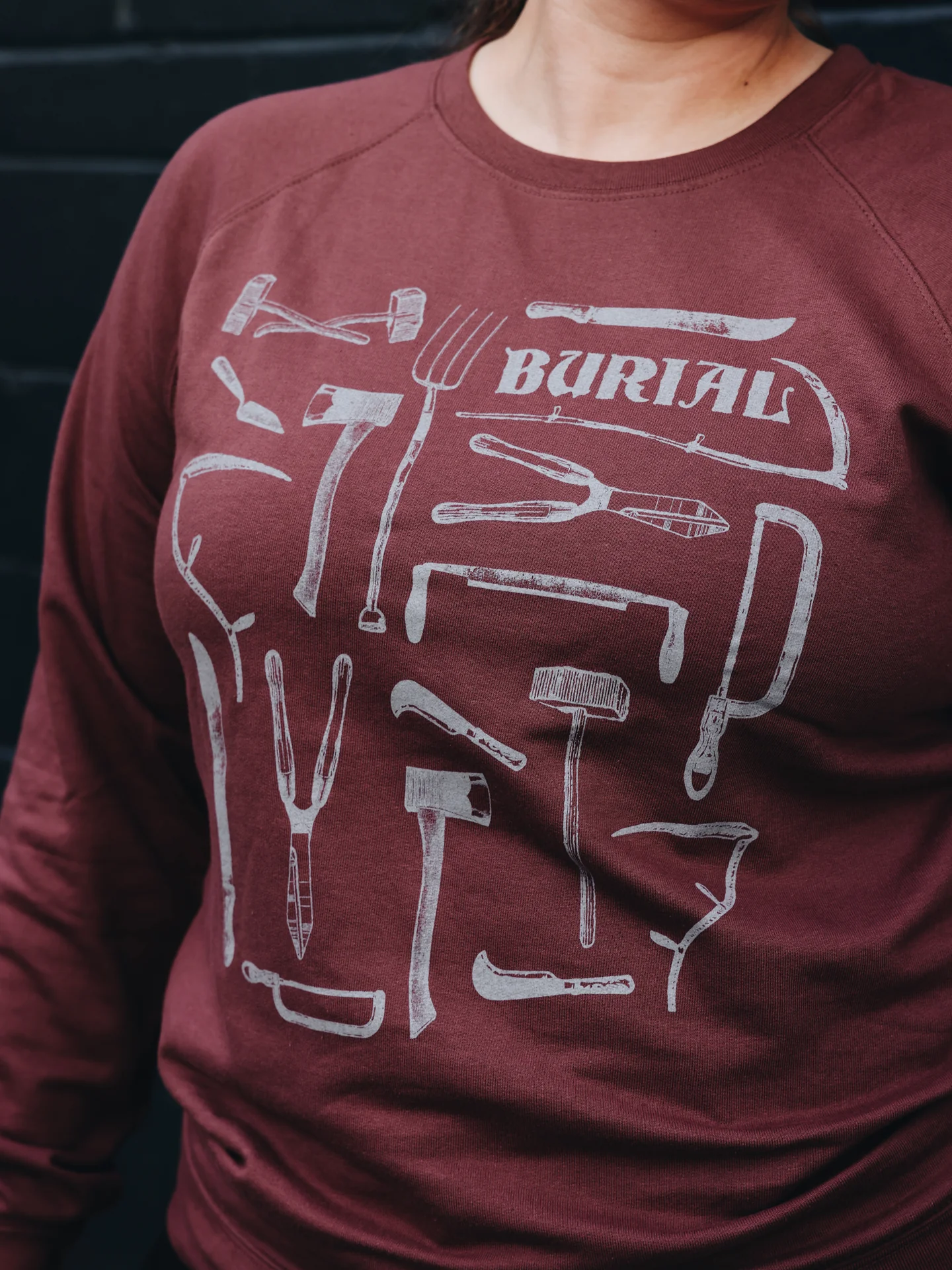 Maroon Tool Crewneck XL Only - Image 2